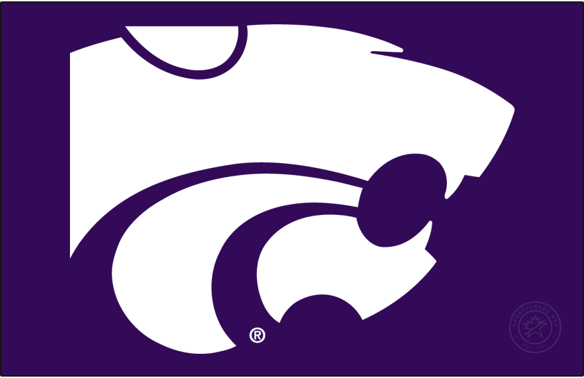 Kansas State Wildcats 2019-Pres Primary Dark Logo diy DTF decal sticker